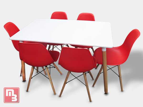 JUEGO DE COMEDOR EAMES